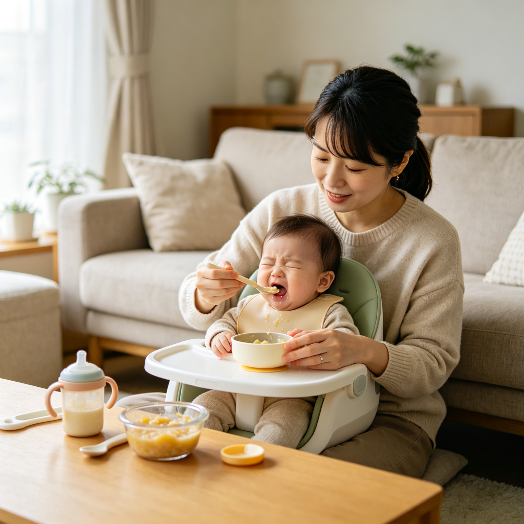 宝宝吃辅食干呕是什么原因