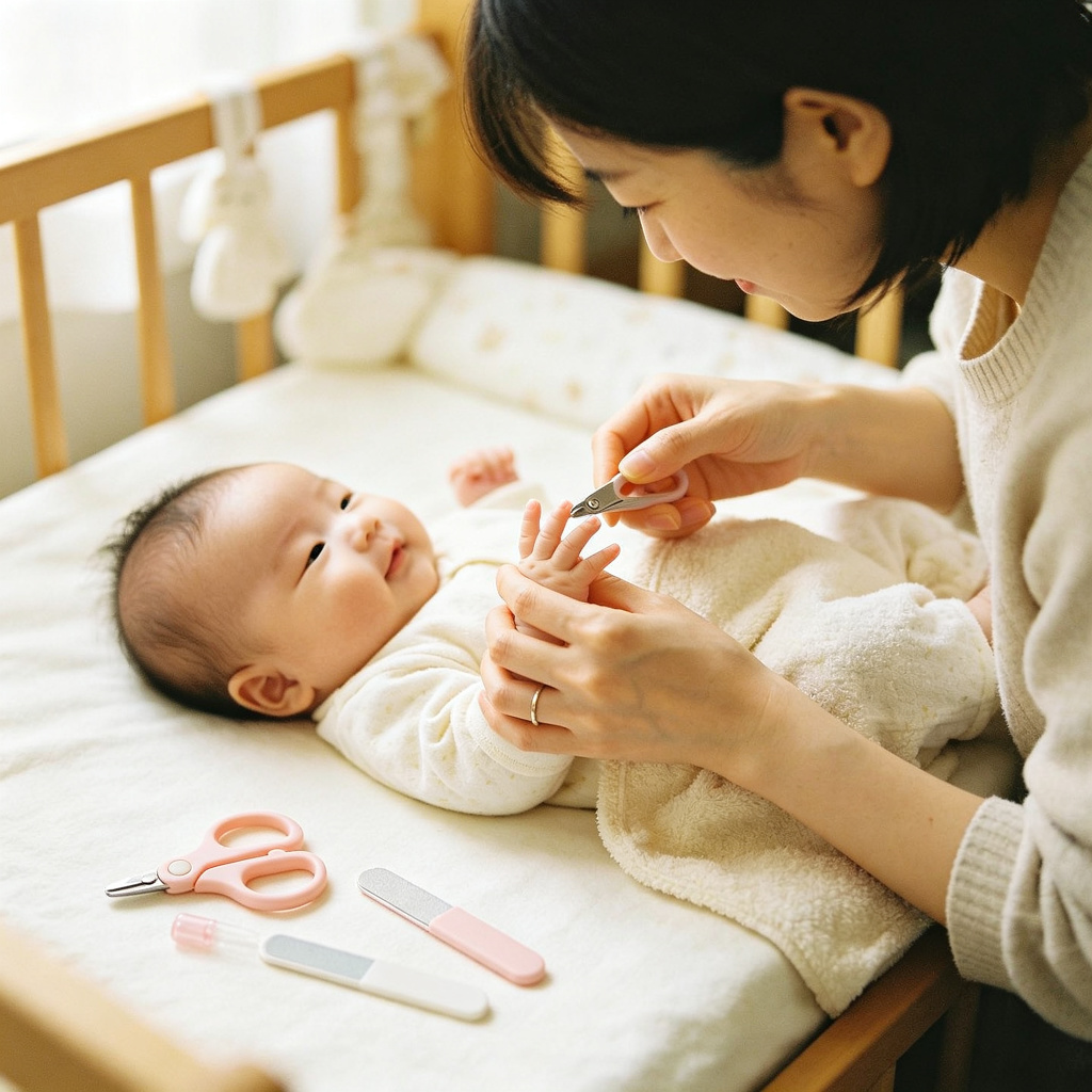 宝宝指甲安全修剪实操方法
