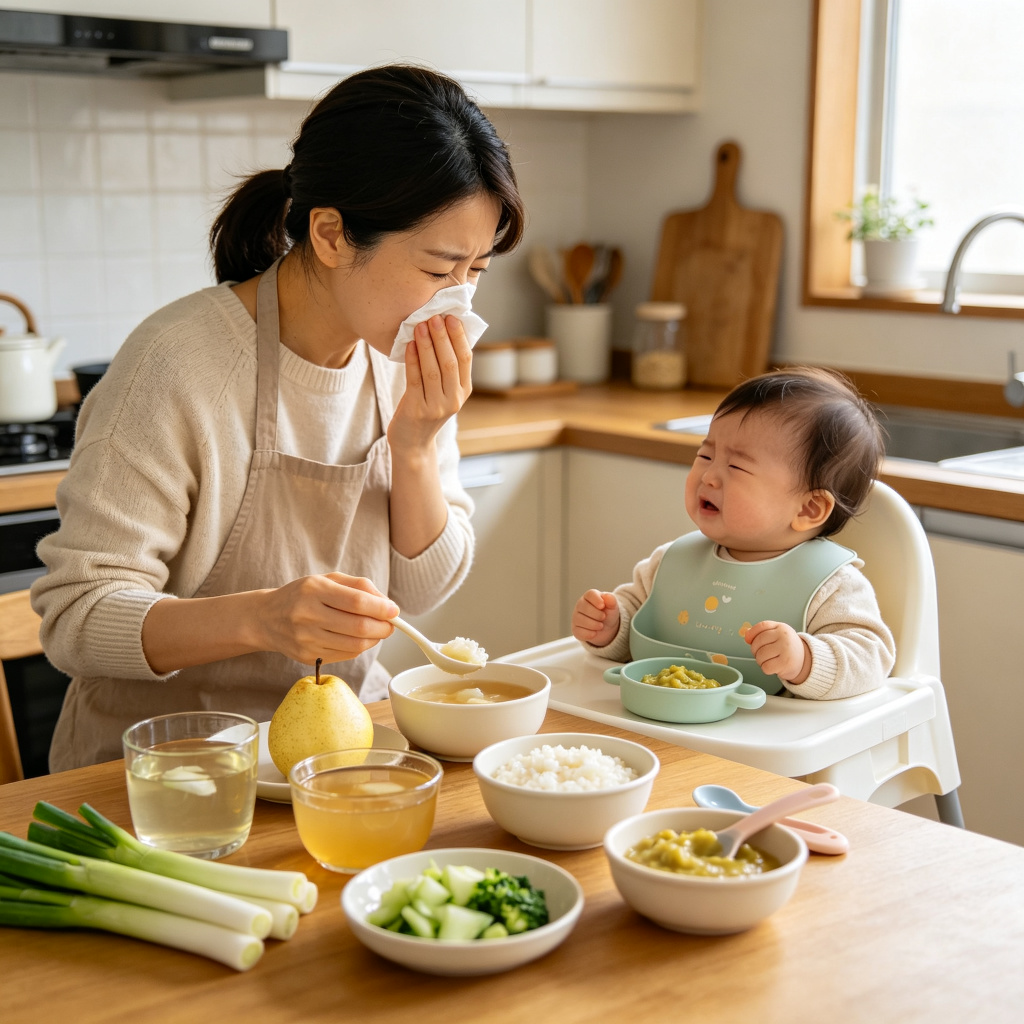 宝宝换季流鼻涕食疗辅食方案