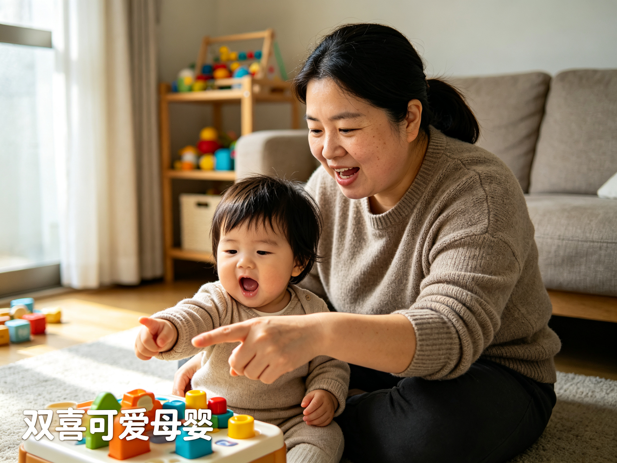 宝宝用手指啊啊叫不说话怎么引导