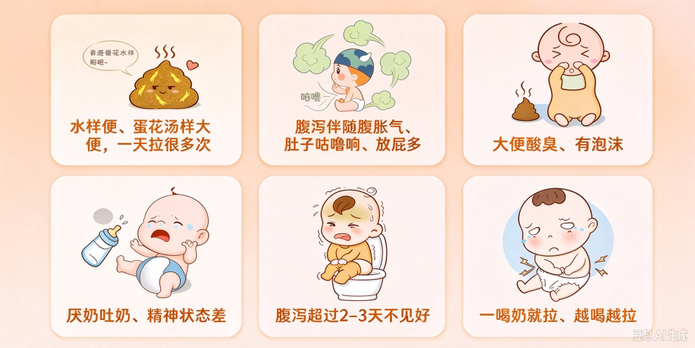 腹泻期间乳糖不耐受的常见表现